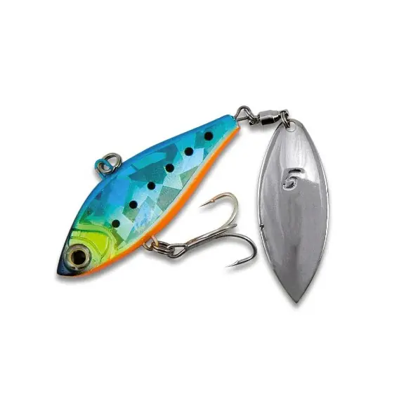 NOMURA - Třpytka METAL VIB 38g 6cm MULTICOLOR LIGHT BLUE Omezená Nabídka