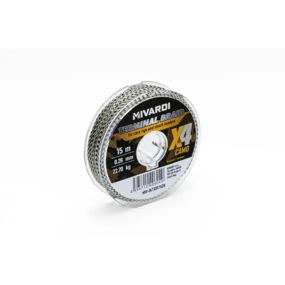 Cenová Bomba Mivardi Terminal X4 braid 0.14mm/15m - camo