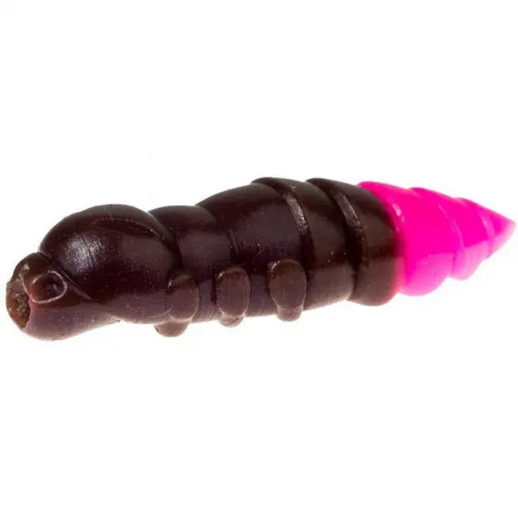 Tovární Cena FISHUP Dipované umělé nástrahy Pupa 30mm / 10ks Earthworm/Hot Pink