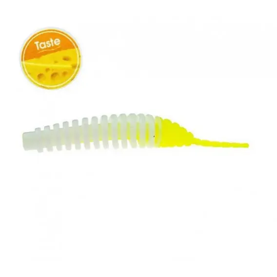 FISHUP Dipované umělé nástrahy Tanta 50mm / 10ks WHITE / HOT CHARTREUSE Vysoce Kvalitní