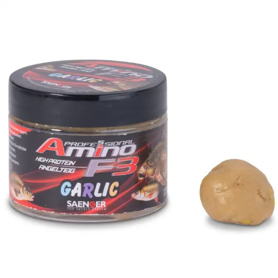 Saenger rybářské těsto Amino F-3 příchuť Česnek 120g Sleva