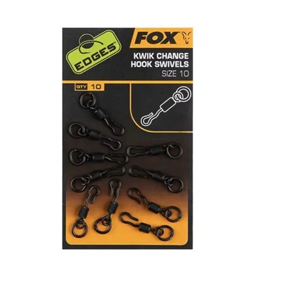 FOX obratlík EDGES™ KWIK CHANGE HOOK SWIVELS Aktuální