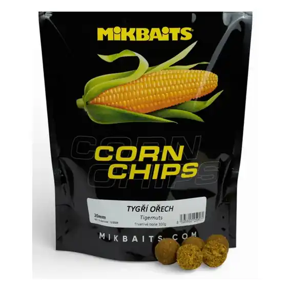 Mikbaits - Corn Chips boilie Tygří ořech 300g/24mm Nízká Cena