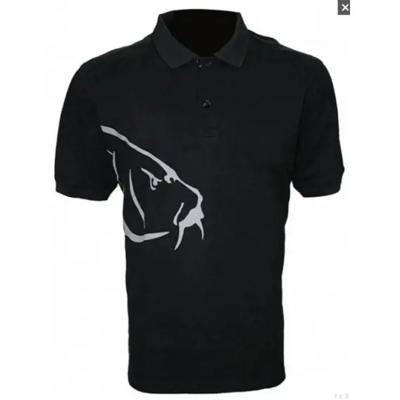 Tričko Zfish Carp Polo T-Shirt Black, vel. XL Pouze Dnes