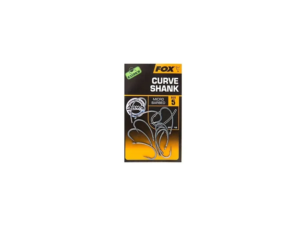 Pouze Dnes Fox Háčky Curve Shank - velikost 5