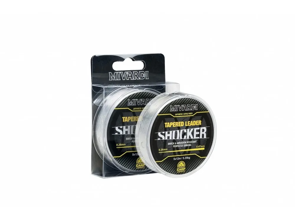Mivardi Shocker Tapered Leader 0.30 až 0.57 mm 5x15 m Expresní Doručení