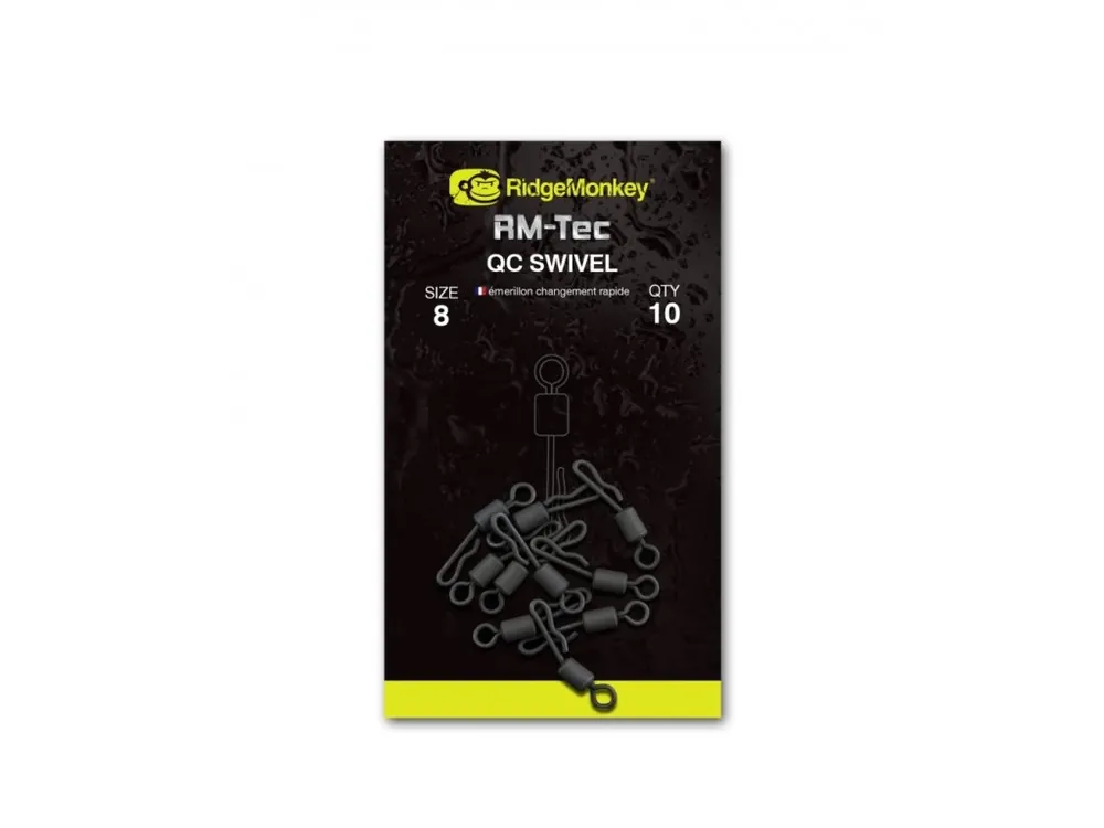 RidgeMonkey Rychlovýměnný obratlík Quick change swivel vel. 8 Bezpečná Platba