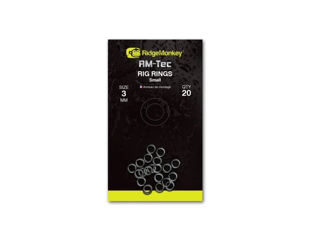 RidgeMonkey Kroužky Rig Rings vel. 3 mm Jen Po Omezenou Doba