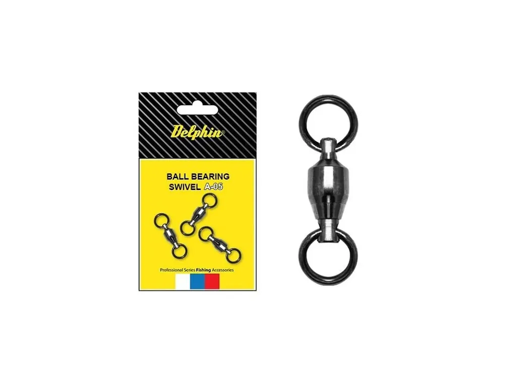 Ověřený Delphin Ball Bearing Swivel A-05/3ks - 2 ks / 125 kg