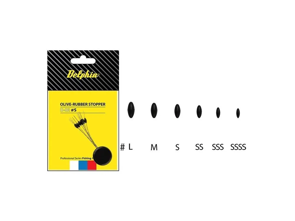 Delphin Olive - Rubber stopper SSSS Omezená Nabídka