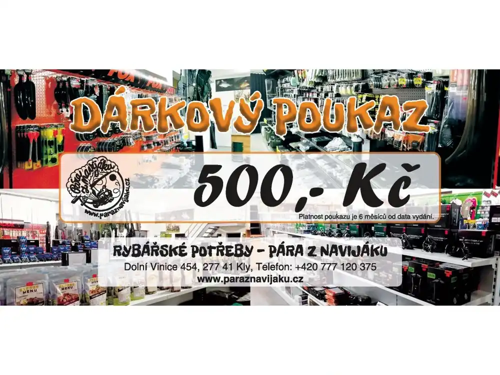 Originální Dárkový poukaz 500 Kč