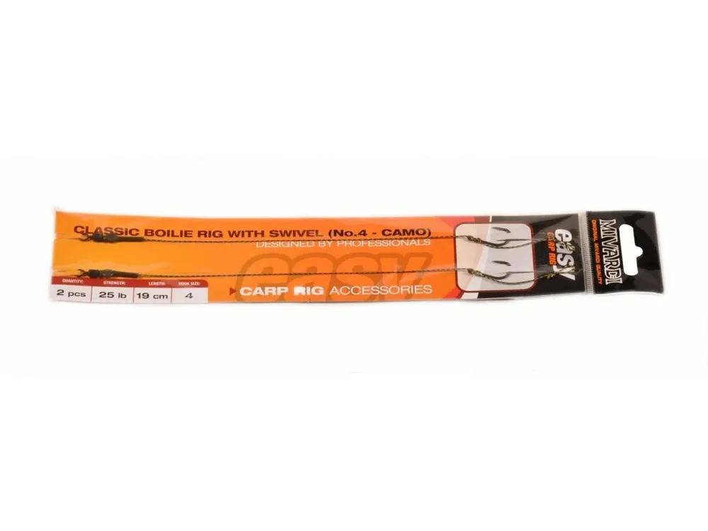 Mivardi Classic boilie rig Easy s obratlíkem vel. 4 camo Přímo Od Výrobce