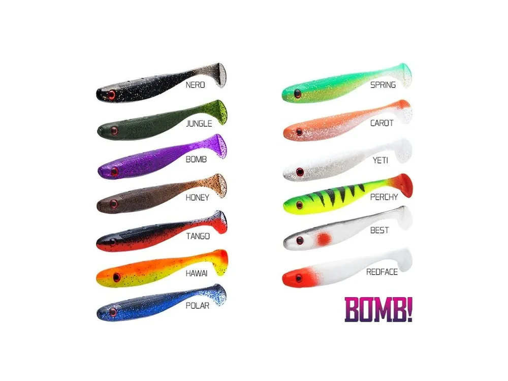 Delphin Umělá nástraha BOMB! Rippa 5 ks 10cm TANGO Autentický