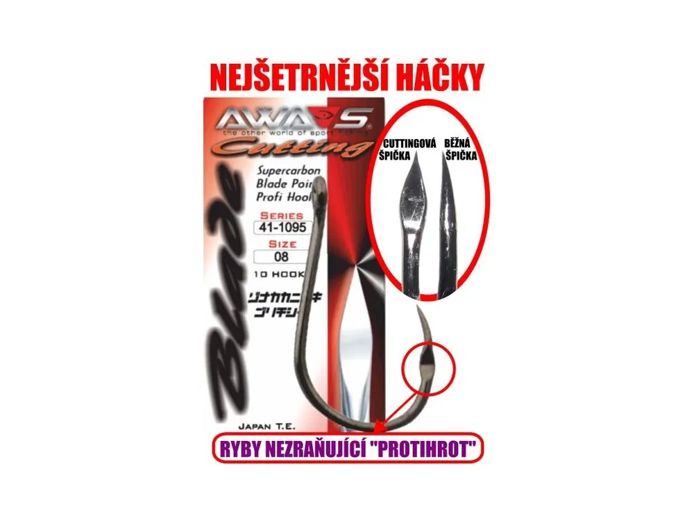 Awa-Shima Cutting blade 1095 bez protihrotu vel.2/0 10 ks Nová Kolekce