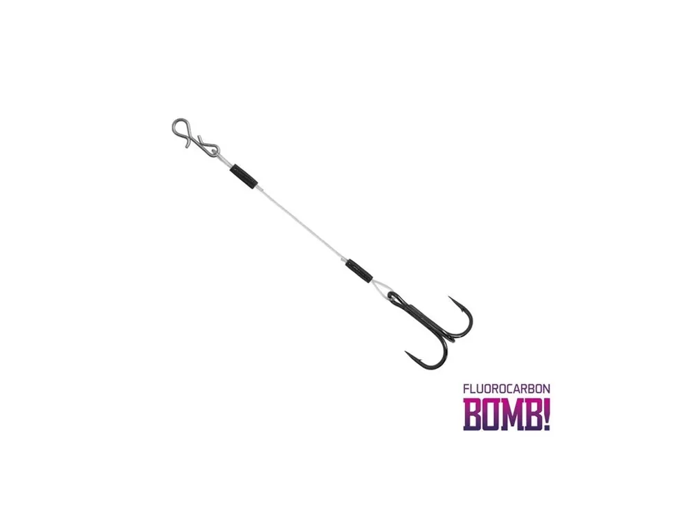 Delphin BOMB! Twisto RIGS Fluorocarbon / 3ks - vel. 6, 8cm, 12 kg Vysoce Kvalitní