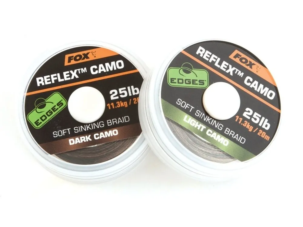 Fox Návazcová Šňůrka Reflex Camo 20 m, 15,8 kg, 35lb Hit Sezóny