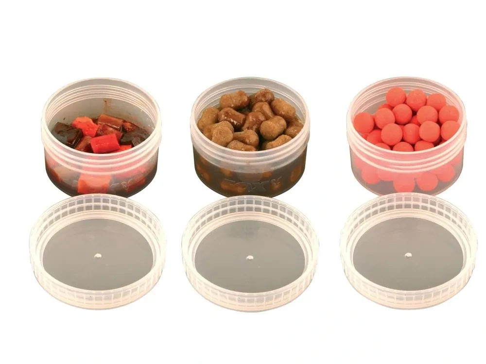 Omezená Nabídka Fox Dózy na nástrahy Bait Tubes Half Size Clear 6ks