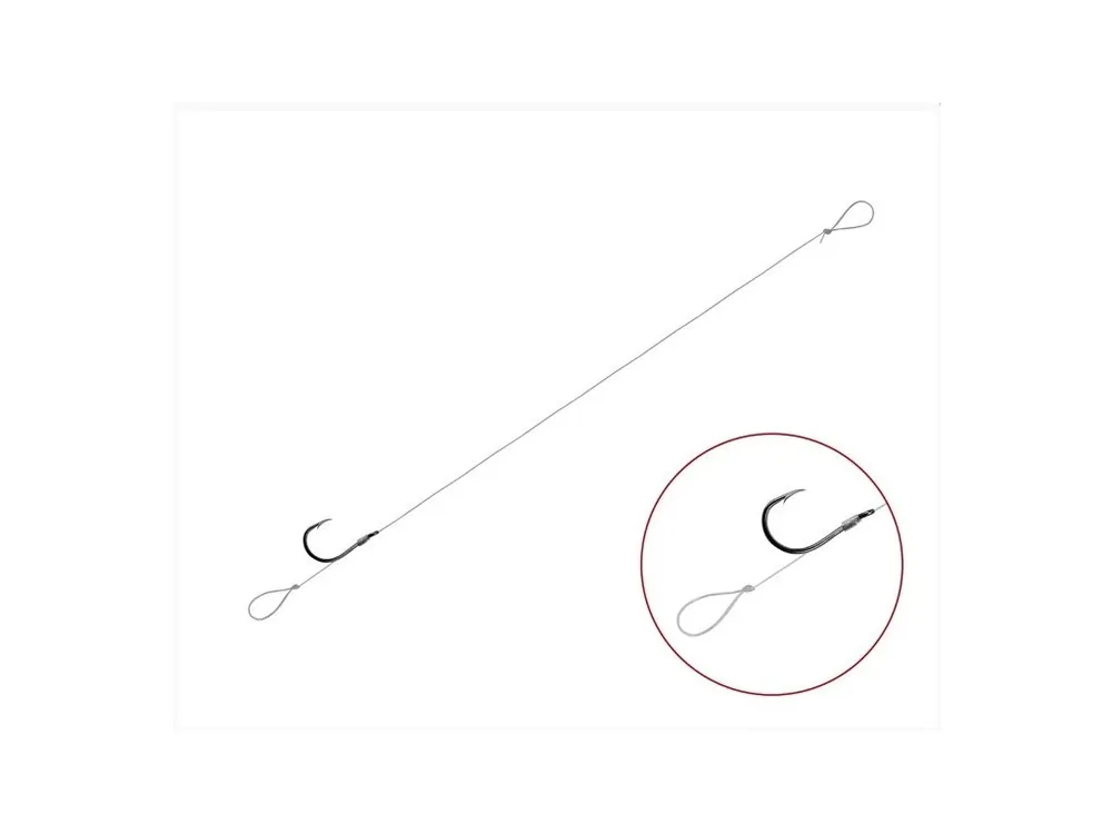 Delphin Feederový návazec FLR Loop / 6ks vel. 8 8cm Akce