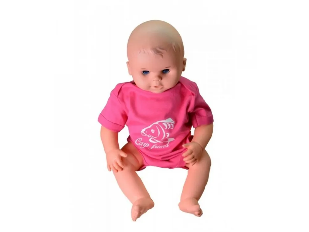 R-spekt Baby body Carp Friend pink 6-12 měsíců Oblíbený