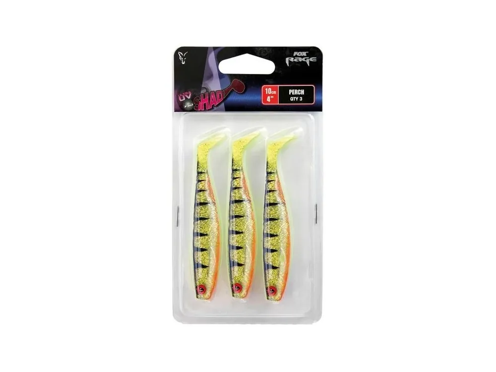 Koupit Online Fox Rage Gumová Nástraha Pro Shad Ultra Uv Pacs Perch 14cm 2ks