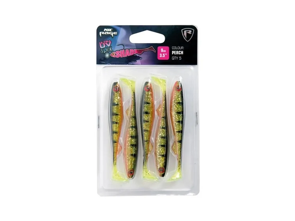 Přímo Od Výrobce Fox Rage Gumová Nástraha Slick Shad Ultra UV Perch 11cm 4ks