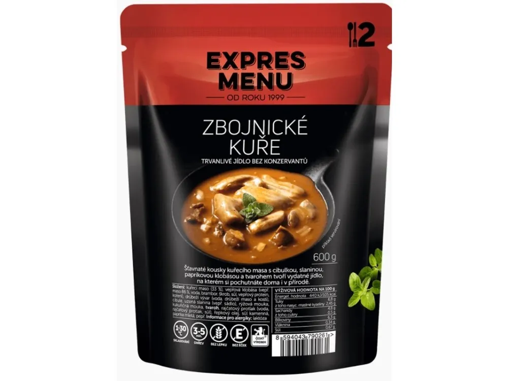 Finální Výprodej Expres Menu Zbojnické kuře 2porce 600 g