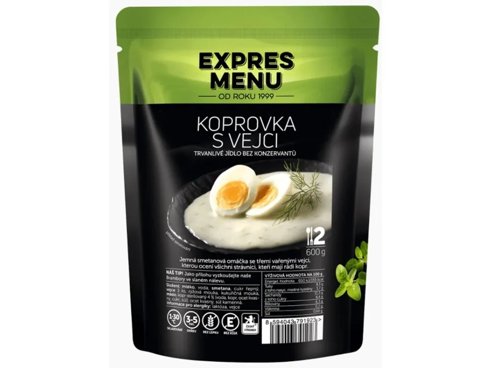 Must-Have Expres Menu Koprovka s vejci 2porce 600 g