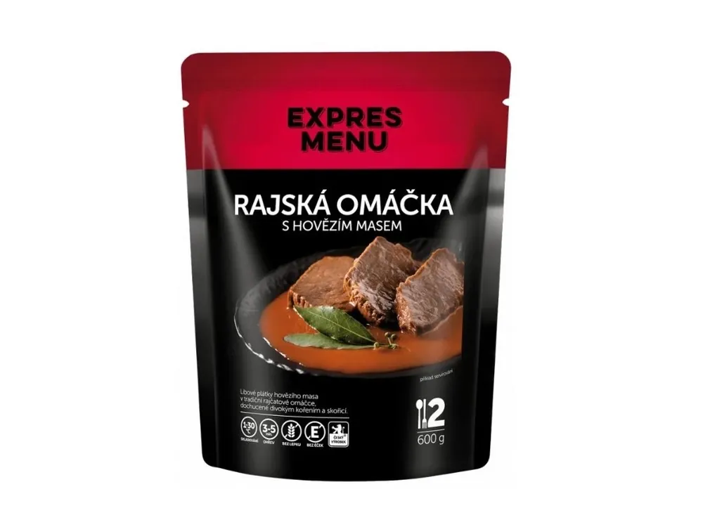 Akční Cena Expres Menu Rajská s hovězím masem 2porce 600 g