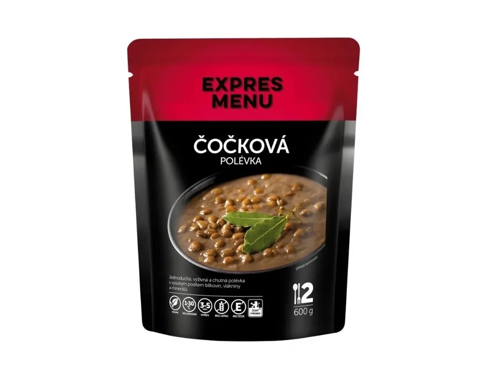 Expres Menu Čočková polévka 2porce 600 g Horká Nabídka