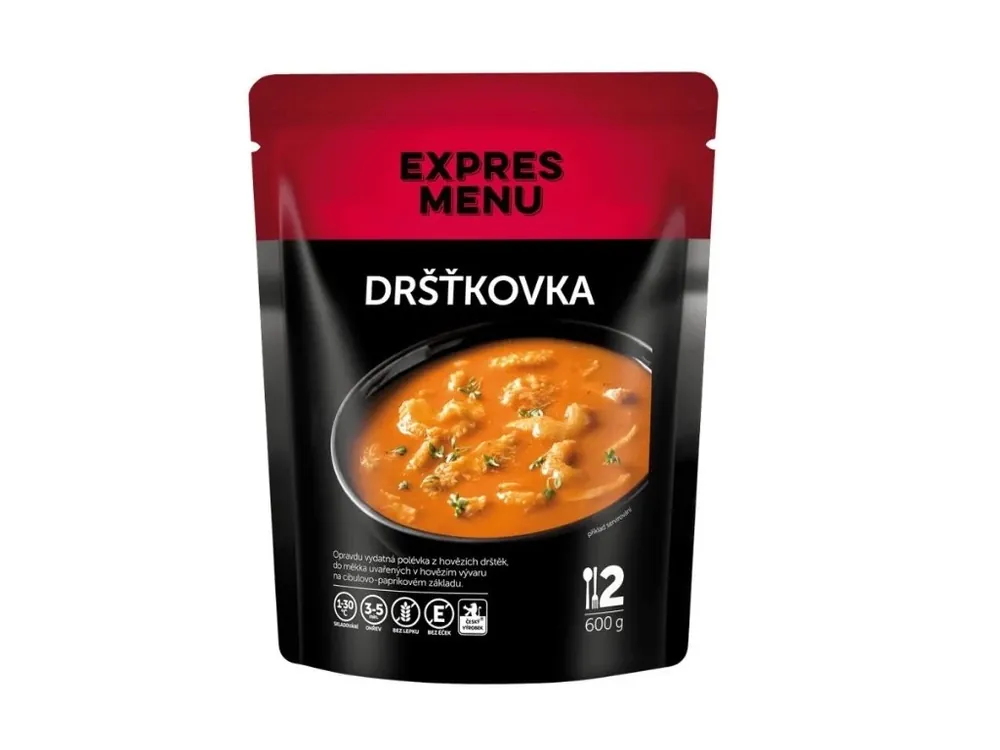 Odeslání Ihned Expres Menu Dršťková polévka 2porce 600 g