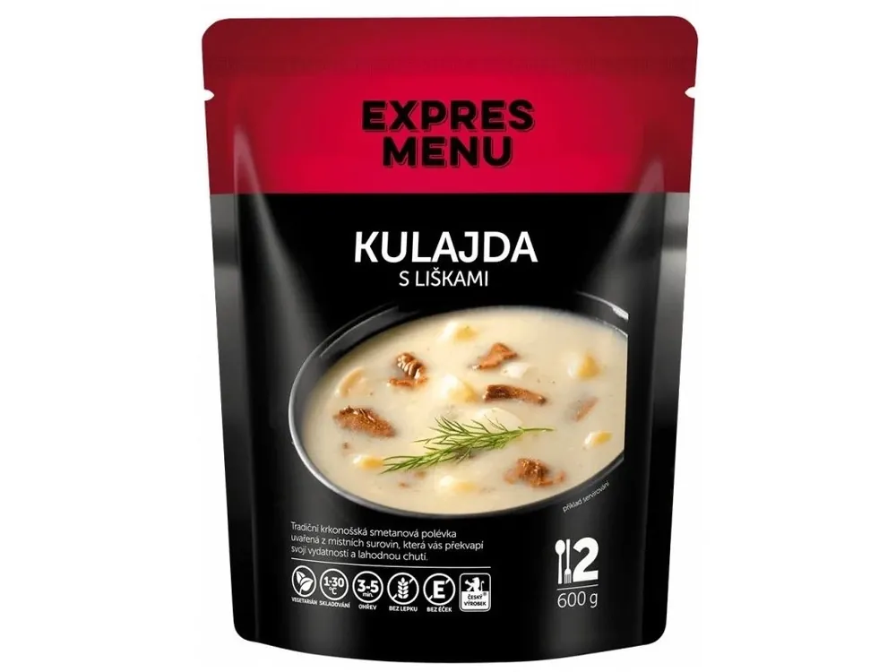 Omezená Nabídka Expres Menu Kulajda s liškami 2porce 600 g