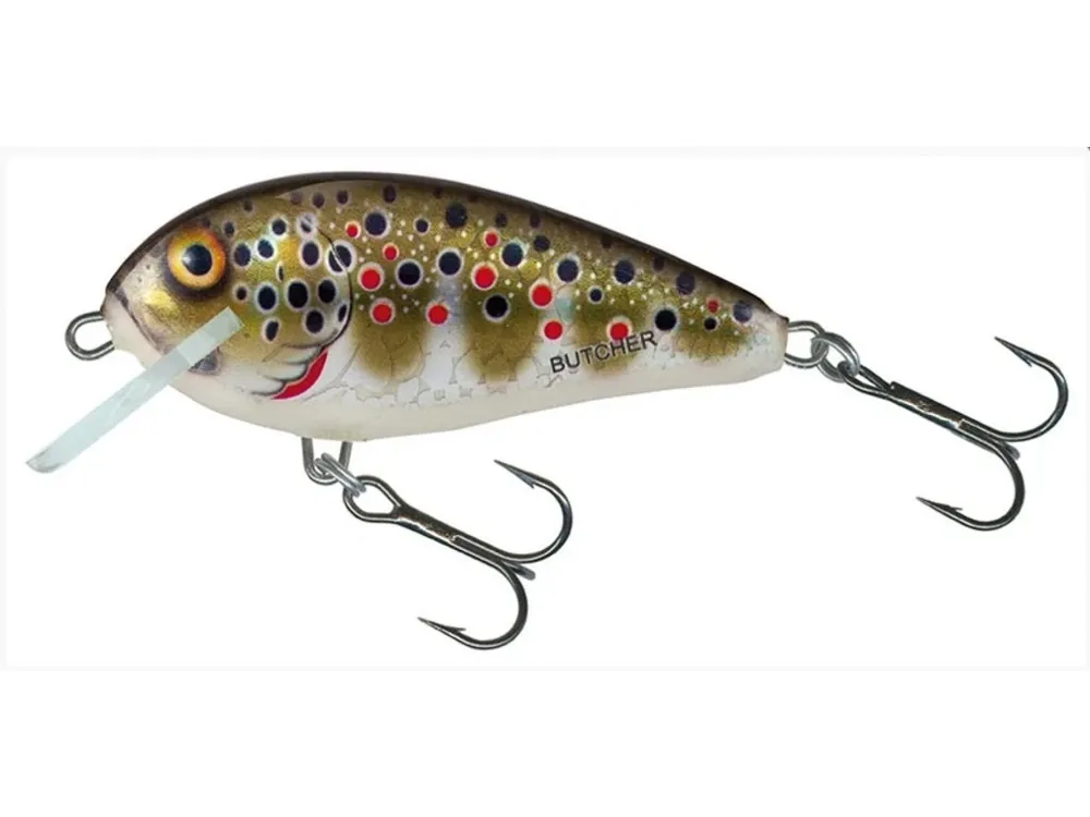 Nejprodávanější Salmo Wobler Butcher Floating Holographic Brown Trout 5cm 5g
