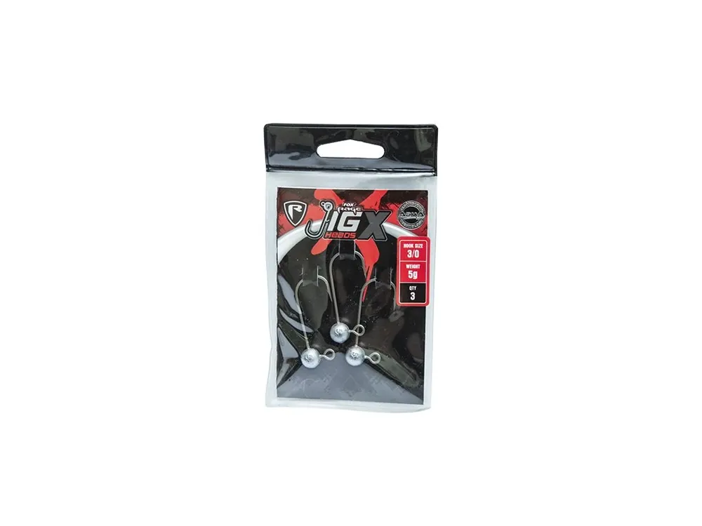 Novinka Fox Rage Jigová Hlavička Jig X Jig Heads Háček 4/0 3 ks-20 g