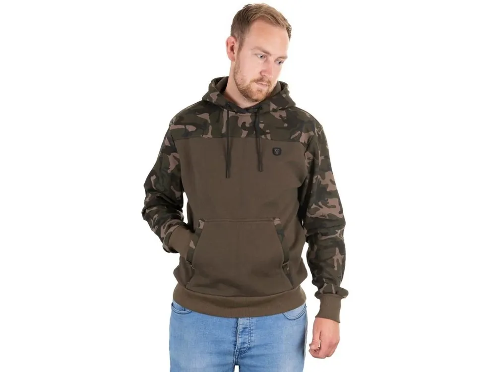 Fox Mikina Khaki/Camo Hoody vel. M Cenově Výhodný