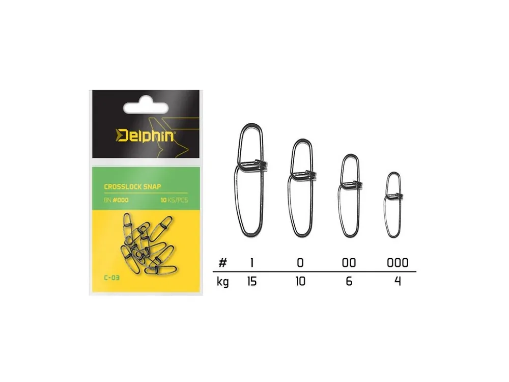 Delphin Crosslock Snap C-03/10ks BN/00 Nejlepší Cena