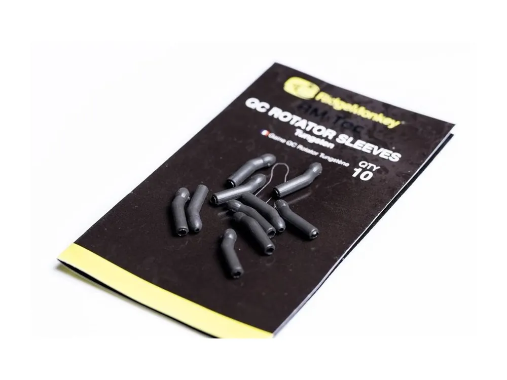 Nejprodávanější RidgeMonkey Převlek RM-Tec Quick Change Rotator Sleeves Rock Bottom Tungsten 10ks