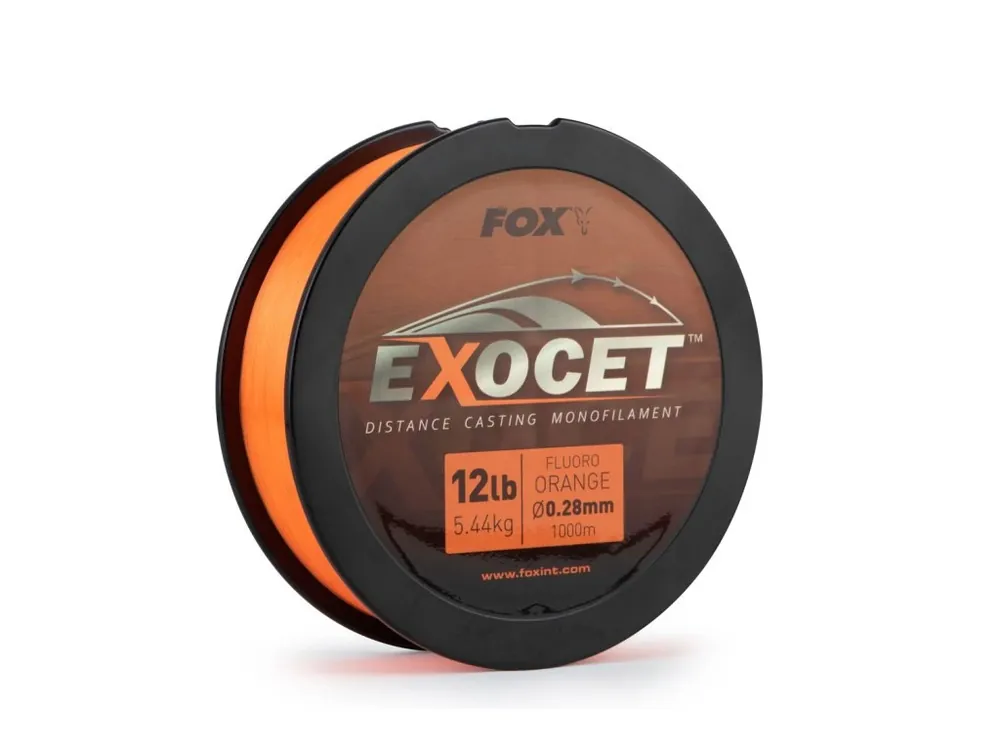 Fox Vlasec Exocet Fluoro Orange Mono 1000m 0,26mm Odeslání Ihned