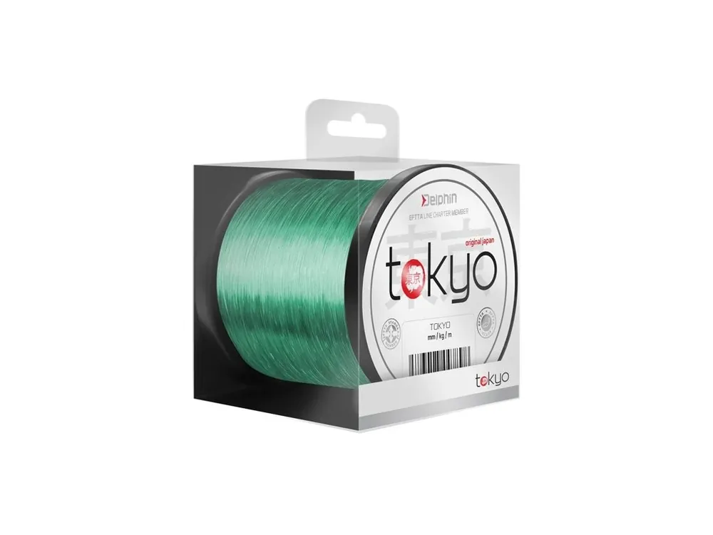Delphin Monofil Tokyo zelený 600m 0,33mm 8,2kg Vrácení Zdarma
