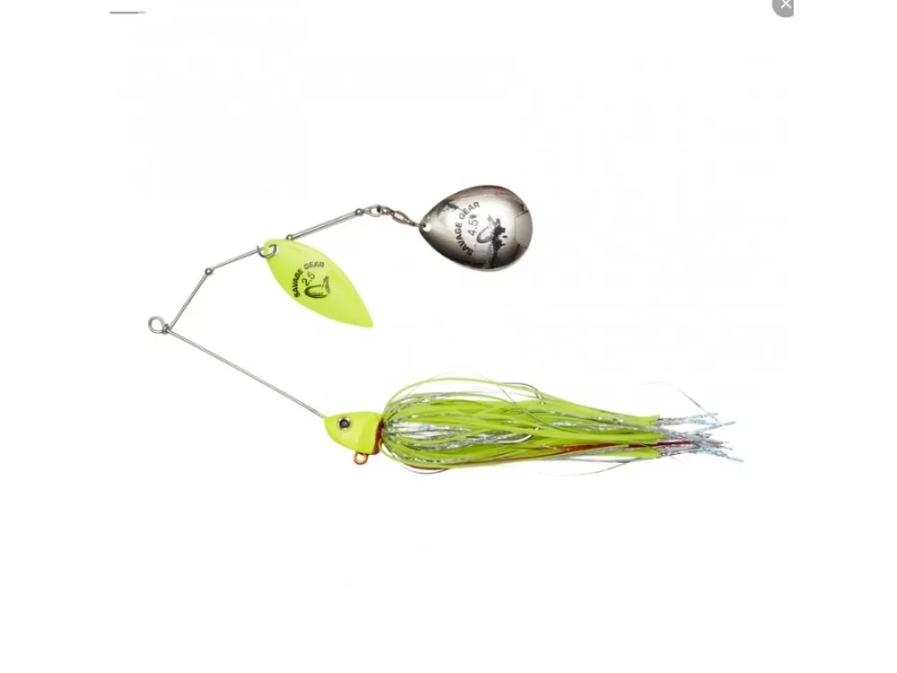 Nejlepší Cena Savage Gear Třpytka Da‘bush Spinnerbait Sinking Yellow Silver Holo Flame 14cm 21g