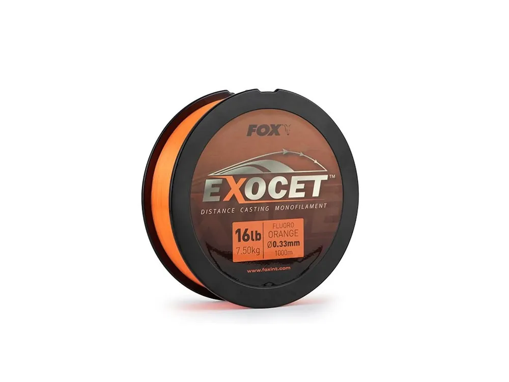 Výprodej Fox Vlasec Exocet Fluoro Orange Mono 1000m 0,35mm