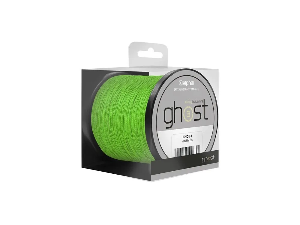 Poslední Šance Delphin Šňůra Ghost 8+1 zelená 0,33mm 40lbs 600m
