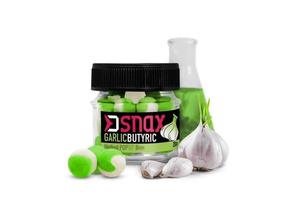 Delphin Nástraha D SNAX POP Česnek-Butyric 8mm 20g Expresní Doručení