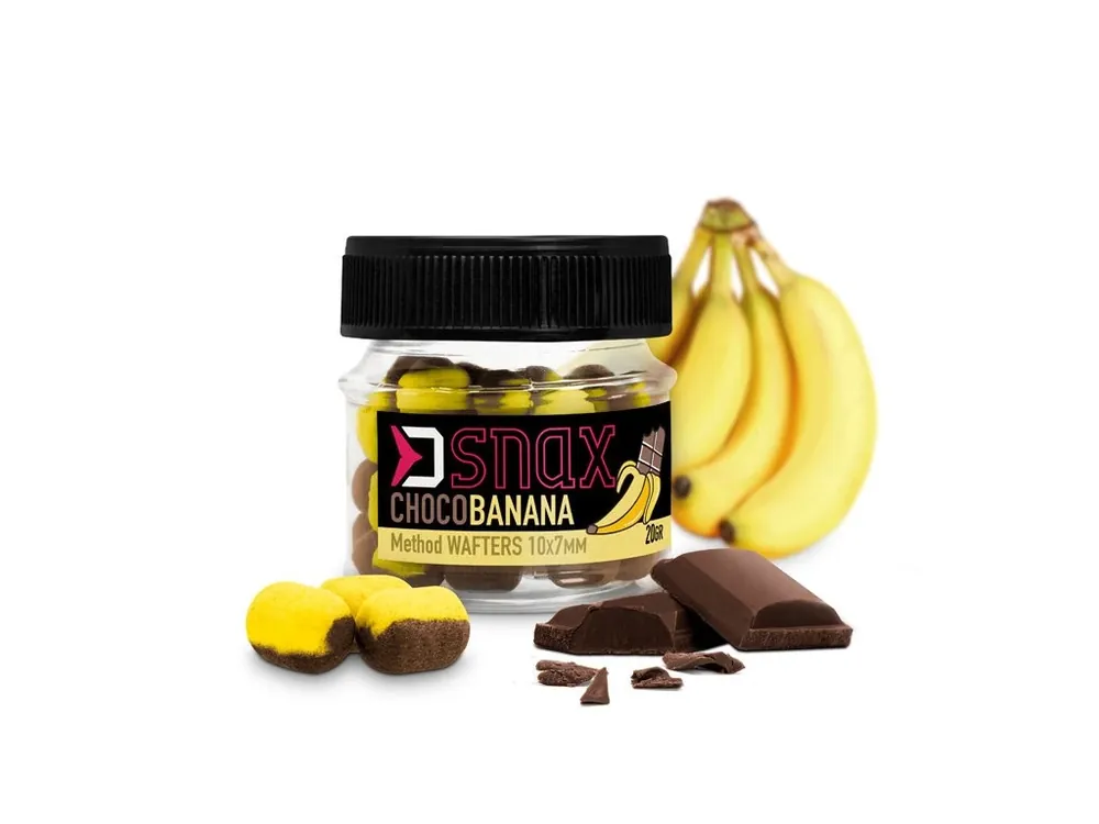 Delphin Nástraha D SNAX WAFT Čokoláda-Banán 10x7mm 20g Nová Kolekce