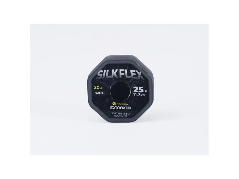 RidgeMonkey Šňůrka Connexion SilkFlex Soft Braid 25lb 20m Rychlé Dodání