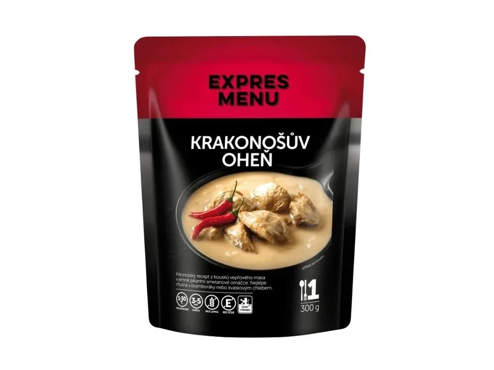 Jen Po Omezenou Doba Expres Menu Krakonošův oheň 1porce 300g