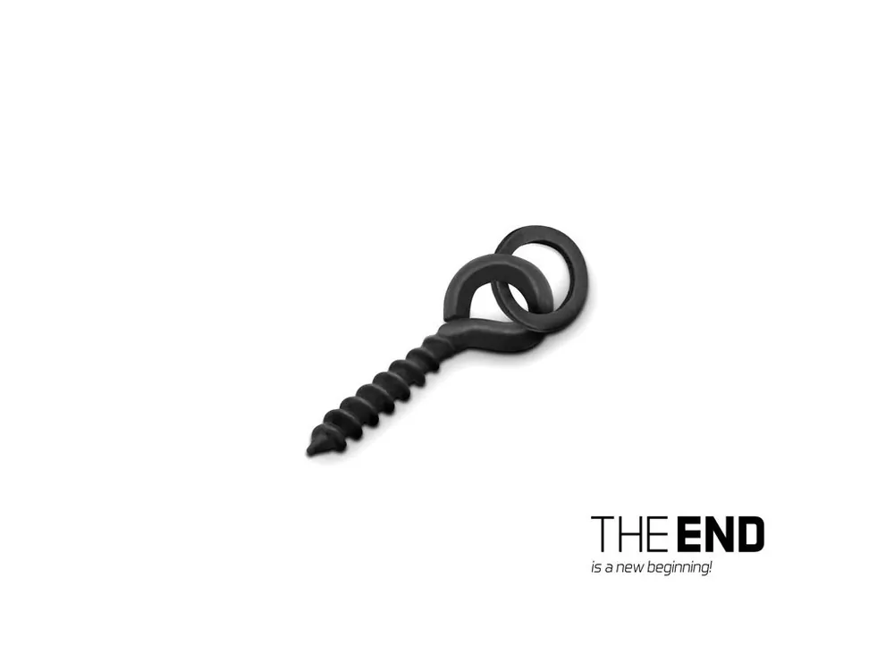 Hit Sezóny Delphin Vrtáček na nástrahy s kroužkem THE END POP Screw 15ks S