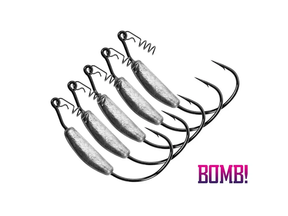 Speciální Cena Delphin Háček BOMB! HeavyShank / 5ks 5g-4/0