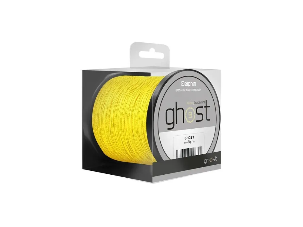 Delphin Šňůra Ghost 8+1 žlutá 0,33mm 40lbs 600m Kup Teď