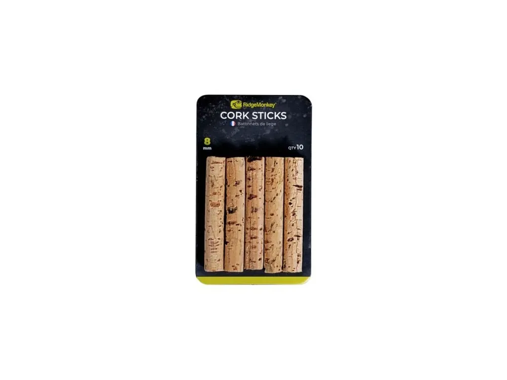 Oblíbený RidgeMonkey Korkové tyčinky Combi Bait Drill Spare Cork Sticks 6mm