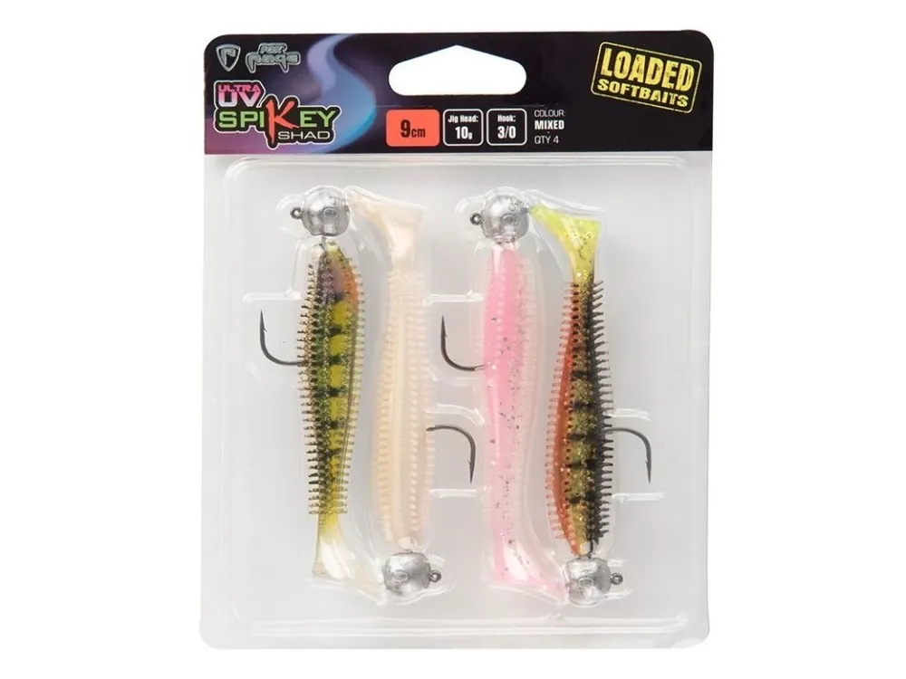Cenově Výhodný Fox Rage Gumová Nástraha UV Spikey Shad Loaded 12cm